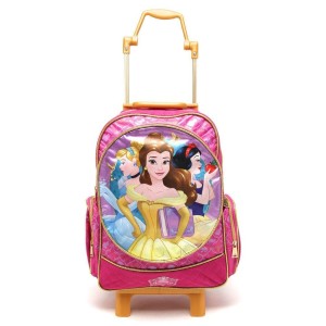 MOCHILA COM CARRINHO PRINCESAS 30407 DERMIWIL