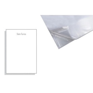ENVELOPE PLÁSTICO SEMI GROSSO OFÍCIO SEM FUROS COM 500 UNIDADES