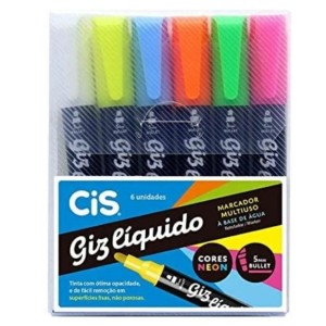 GIZ LIQUIDO 6 CORES CIS