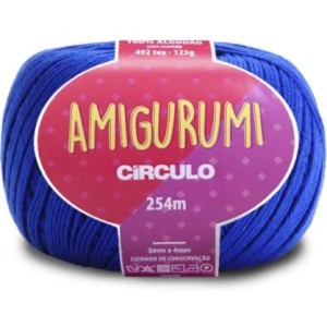 FIO ALGODÃO 254 M AMIGURUMI AZUL ESCURO BIC 2829 CÍRCULO