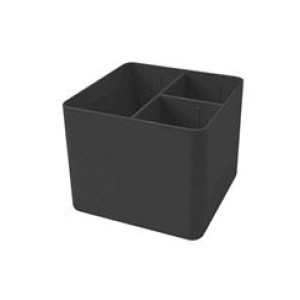 PORTA OBJETOS 3 DIVISÓRIAS 3020 PRETO DELLO