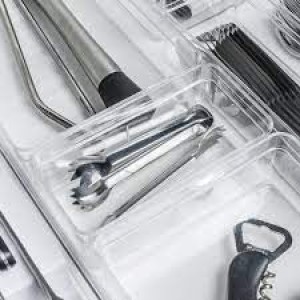 ORGANIZADOR GAVETA ACRÍLICO CLEAR NATURAL OU