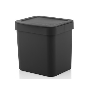 LIXEIRA PLÁSTICAS PARA PIA TRIUM PRETA OU