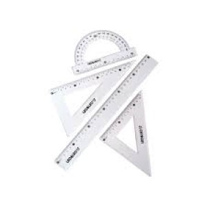 KIT GEOMÉTRICO START COM 4  PEÇAS MAPED