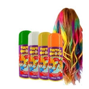 TINTA SPRAY PARA CABELOS 120ML VERMELHO