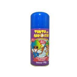 TINTA SPRAY PARA CABELOS 120ML AZUL