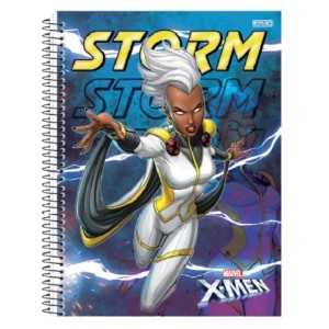 CADERNO UNIVERSITÁRIO X-MEN ESPIRAL DE 1 MATÉRIA SÃO DOMINGOS