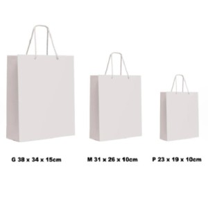 SACOLA DE PAPEL PARA PRESENTE PREMIUM M ROSA CLARO CROMUS