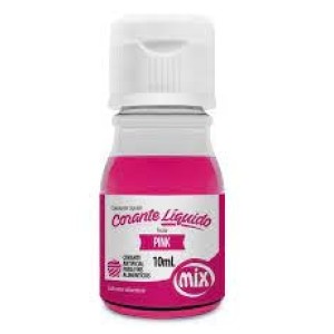 ANILINA CORANTE LÍQUIDO PINK 10ML MIX