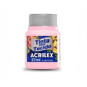 TINTA TECIDO FOSCA 37ML 813 ROSA BEBÊ ACRILEX