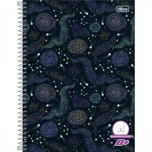 CADERNO 96FLS 1,0x1,0 QUADRICULADO UNIVERSITÁRIO CAPA DURA ESPIRAL D+ TILIBRA