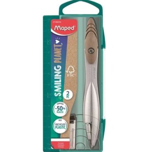 COMPASSO ESCOLAR STUDY 2 PEÇAS SMILING PLANET MAPED