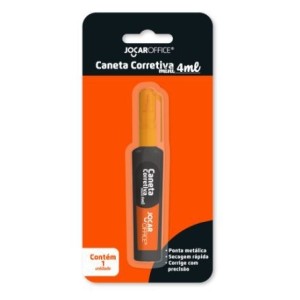 CANETA CORRETIVA MINI 4ML BLISTER JOCAR