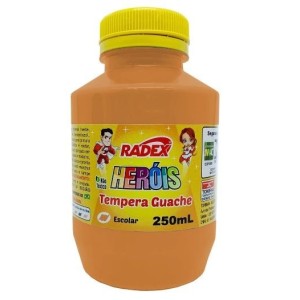 TINTA GUACHE 250ML LARANJA 2569 RADEX