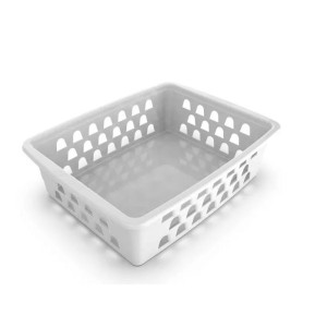 CESTO MULTIUSO MÉDIO 19x14,5x7CM BRANCO UNINJET