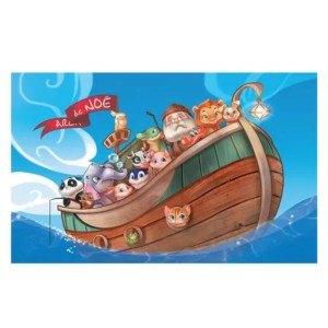QUEBRA-CABEÇA 60 PEÇAS ARCA DE NOÉ REF.2857 PAIS & FILHOS