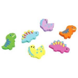 POTE DE BORRACHA MINI DINOSSAUROS C/20 UNIDADES CIS
