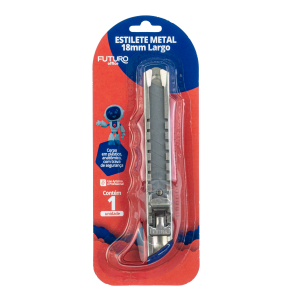 ESTILETE LARGO 18MM PLÁSTICO/METAL FUTURO