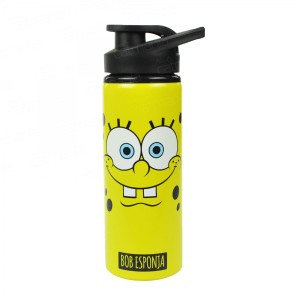 GARRAFA ACO 600ML BOB ESPONJA 48878 DMW