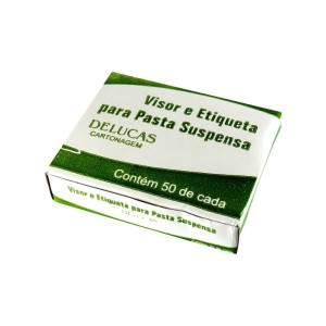 VISOR PARA PASTA SUSPENSA 50 UNIDADES DELUCAS